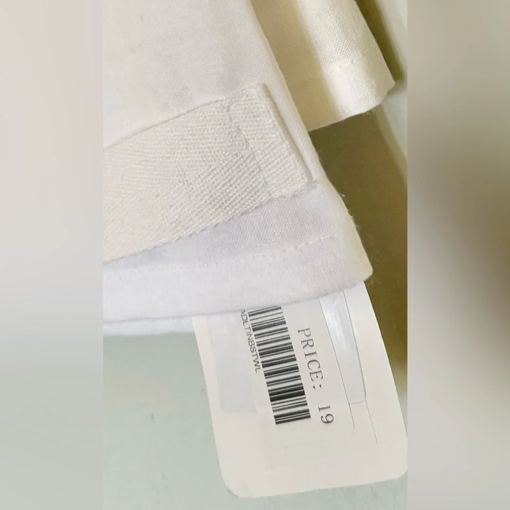 NWT Adulting is Bullshit Printed "Hang Tight" Kitchen Towel: White & Black - Picture 10 of 11